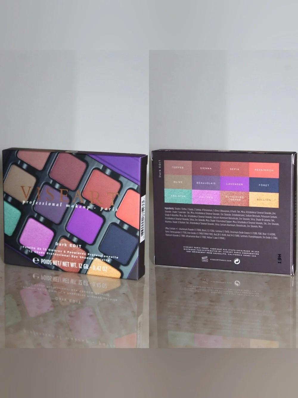 Viseart Dark Edit Eyeshadow Palette